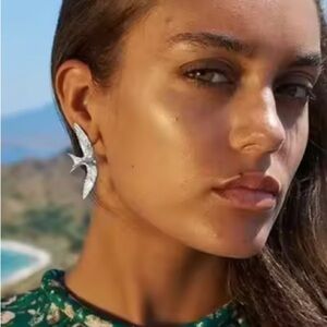 Swallow Stainless Steel Bird Earrings